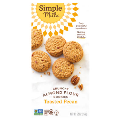 Simple Mills Crunchy Almond Flour Toasted Pecan Cookies, 5.5 oz