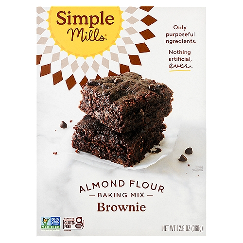Simple Mills Almond Flour Brownie Baking Mix, 12.9 oz