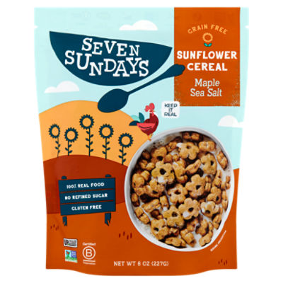 Seven Sundays Maple Sea Salt Sunflower Cereal, 8 oz
