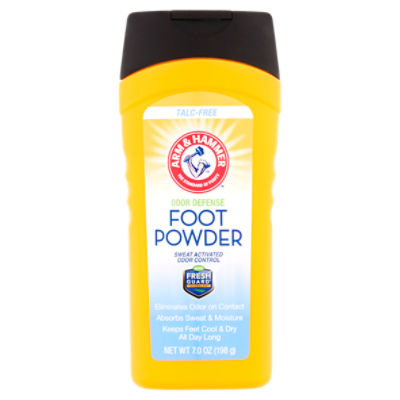 Arm & Hammer Odor Defense Foot Powder, 7 oz, 7 Ounce