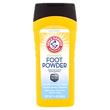 Arm & Hammer Odor Defense Foot Powder, 7 oz, 7 Ounce