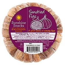Sunshine Snacks Sundried Figs, 8 oz