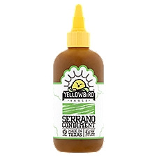 Yellowbird Serrano Condiment Sauce, 9.8 oz