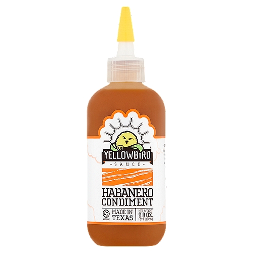 Yellowbird Habanero Condiment Sauce, 9.8 oz
