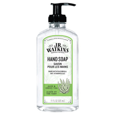 J.R. Watkins Aloe & Green Tea Hand Soap, 11 fl oz