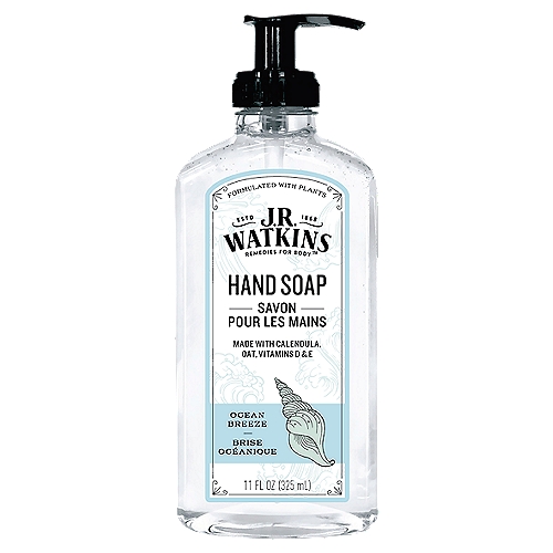 J.R. Watkins Ocean Breeze Hand Soap, 11 fl oz
