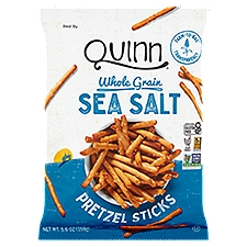Quinn Whole Grain Sea Salt Pretzel Sticks, 5.6 oz