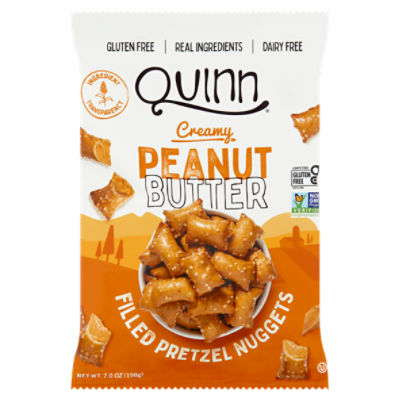 Quinn Creamy Peanut Butter Filled Pretzel Nuggets, 7.0 oz 