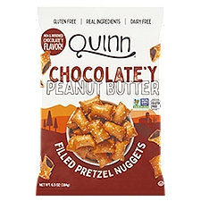 Quinn Dark Chocolate'y Peanut Butter Filled Pretzel Nuggets, 6.5 oz