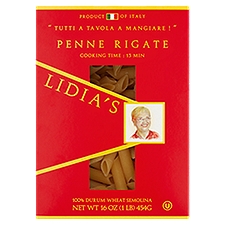 Lidia's Penne Rigate, Pasta, 16 Ounce