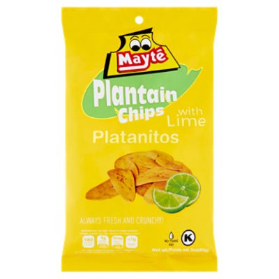 Mayte Plantain Chips - Lemon, 3 oz, 3 Ounce