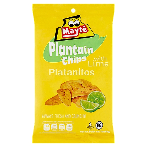 Mayte Plantain Chips - Lemon, 3 oz