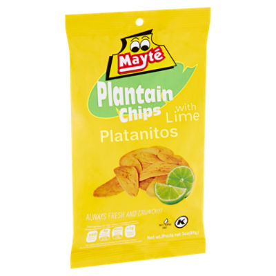 Mayte Plantain Chips Lemon, 3 oz The Fresh Grocer