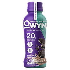 OWYN Cookies & Creamless Non Dairy, Protein Shake, 12 Fluid ounce