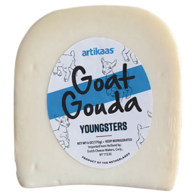 Artikaas Youngsters Goat Gouda Cheese, 6 oz