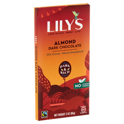 Lily's Almond Dark Chocolate, 3 oz