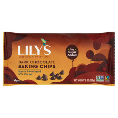 Lily's Dark Chocolate Baking Chips, 9 oz