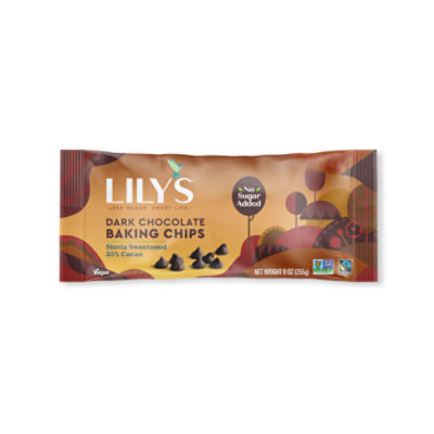 Lily's Dark Chocolate Baking Chips, 9 oz