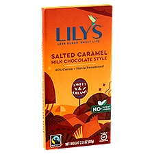 Lily's Salted Caramel Style Milk Chocolate, 2.8 oz