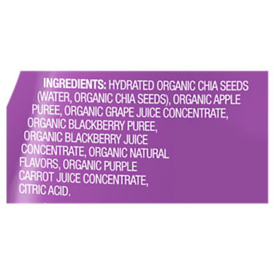 Mamma Chia Chia Squeeze Organic Blackberry Bliss Vitality Snack, 3.5 oz