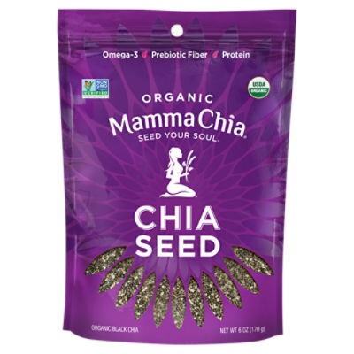 Mamma Chia Organic Black Chia Seed, 6 oz
