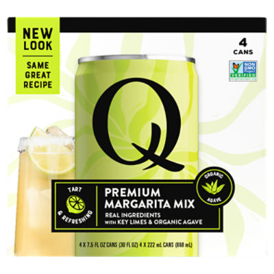 Q Spectacular Margarita Mix, 7.5 fl oz, 4 count ShopRite