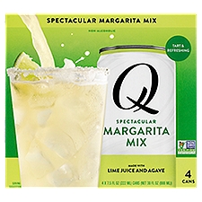 Q Spectacular Margarita Mix, 7.5 fl oz, 4 count