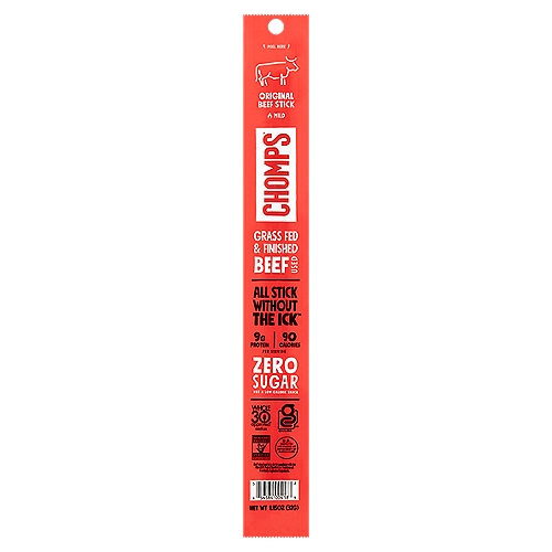 Chomps Mild Original Beef Stick, 1.15 oz
All Stick without the Ick™