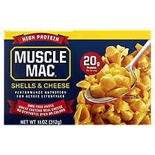 Muscle Mac High Protein Shells & Cheese, 11 oz