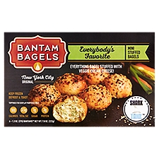 Bantam Bagels Mini Stuffed Bagels, Everybody's Favorite, 7.8 Ounce