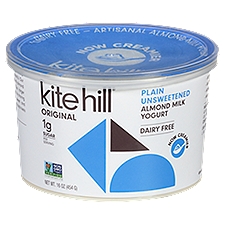 Kite Hill Yogurt, Original-Style Plain Unsw, 16 Ounce