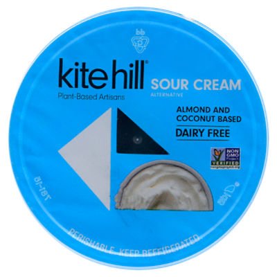 .com: Kite Hill Almond Milk Sour Cream Alternative, 12