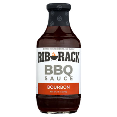 Rib Rack Bourbon BBQ Sauce, 19 oz