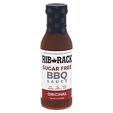 Rib Rack Original Sugar Free ВВQ Sauce, 11 oz