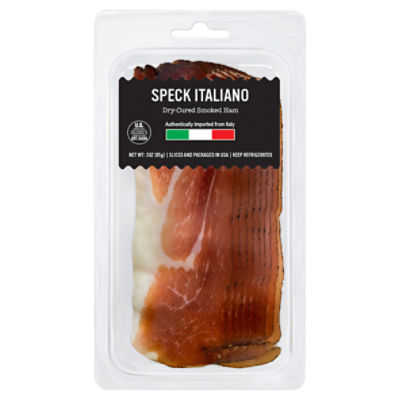 Maestri Speck Italiano DryCured Smoked Ham, 3 oz ShopRite