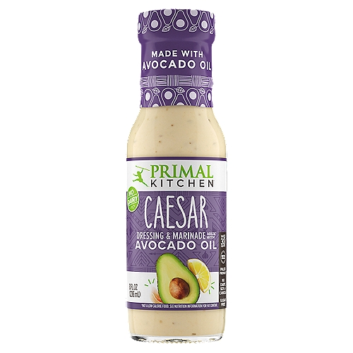 Primal Kitchen Caesar Dressing & Marinade, 8 fl oz
Sugar Free†
†Not a Low Calorie Food. See Nutrition Information for Fat Content.