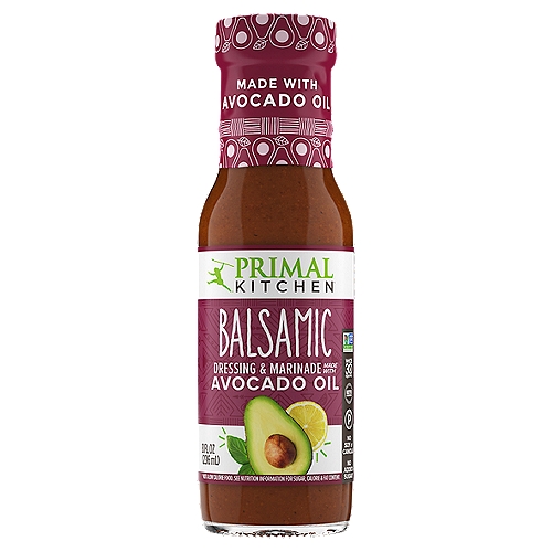 Primal Kitchen Balsamic Made with Avocado Oil Dressing & Marinade, 8 fl oz