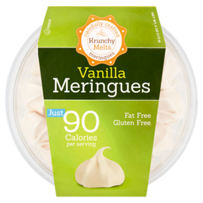 Krunchy Melts Vanilla Meringues, 4 oz