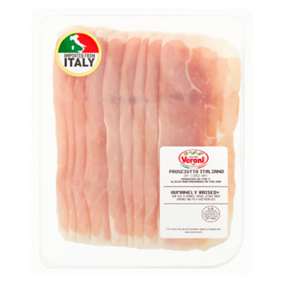 Veroni Dry Cured Ham Prosciutto Italiano, 4 oz