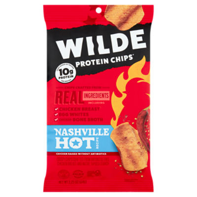 Wilde Nashville Hot Chicken Recipe Protein Chips, 2.25 oz