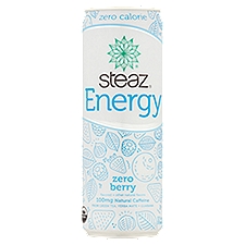 Steaz Energy Zero Berry Energy Drink, 12 fl oz