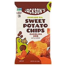 Jackson's Avocado Oil Carolina BBQ Kettle Cooked, Sweet Potato Chips, 5 Ounce