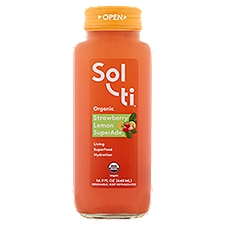 Sol-ti Organic Strawberry Lemon SuperAde, 14.9 fl oz