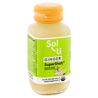 Solti SuperShot Organic Ginger Herbal Supplement, 2.1 fl oz