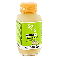Sol-ti SuperShot Organic Ginger Herbal Supplement, 2.1 fl oz
