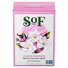 SoF Cherry Blossom Triple Milled Soap, 6 oz