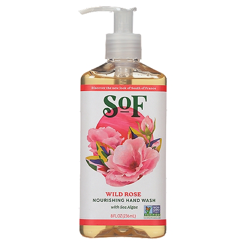 South of France Climbing Wild Rose Hand Wash, 8 fl oz
Our luxuriously lathering Hand Wash follows a traditional Marseille recipe that is enriched with our proprietary blend of hydrating coconut and olive oils, and moisturizing Mediterranean Sea algae to leave your skin cleansed and deeply moisturized.
Infused with the fresh scent of wild roses climbing the stone walls of a Provençal cottage