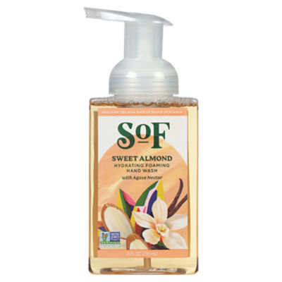 SoF Sweet Almond Hydrating Foaming Hand Wash with Agave Nectar, 8 fl oz