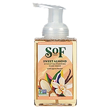 SoF Sweet Almond Hydrating Foaming Hand Wash with Agave Nectar, 8 fl oz