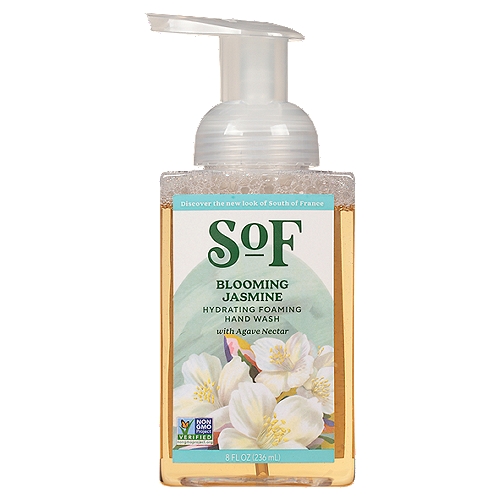 SoF Blooming Jasmine Hydrating Foaming Hand Wash with Agave Nectar, 8 fl oz